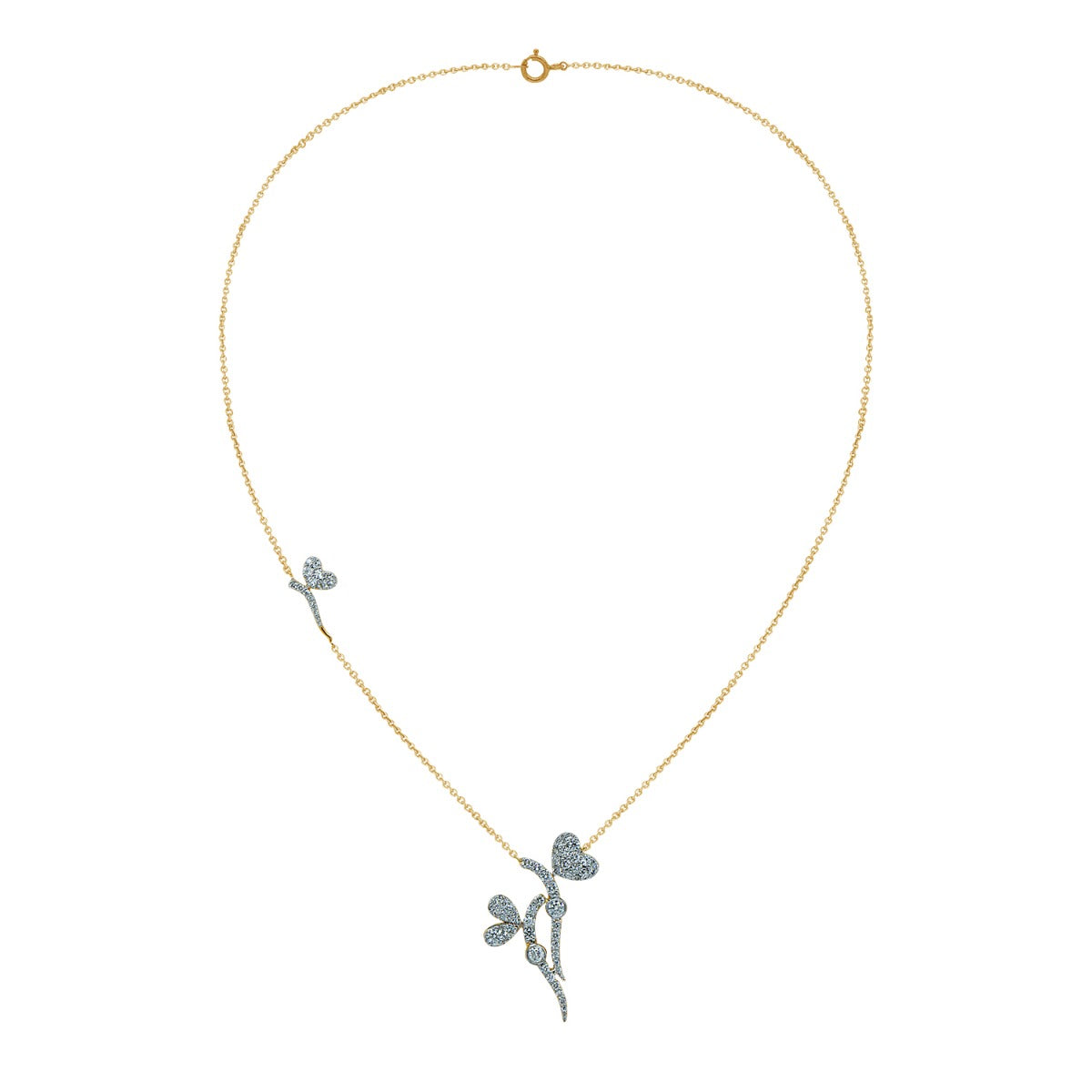 Dainty Derby Diamond Necklace