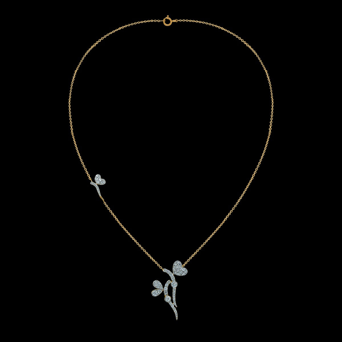 Dainty Derby Diamond Necklace