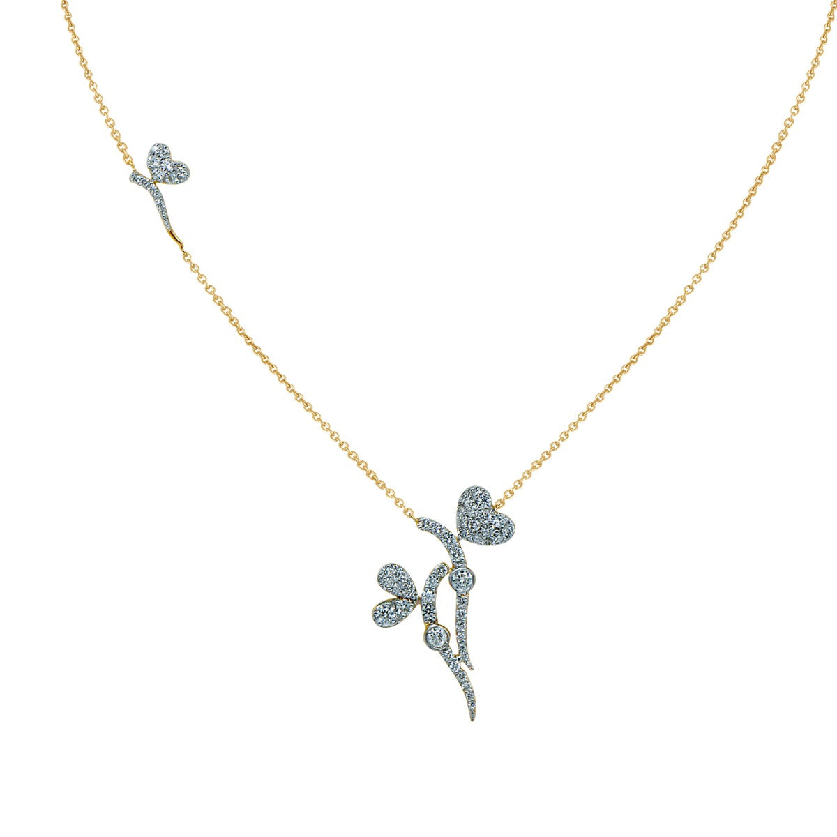 Dainty Derby Diamond Necklace