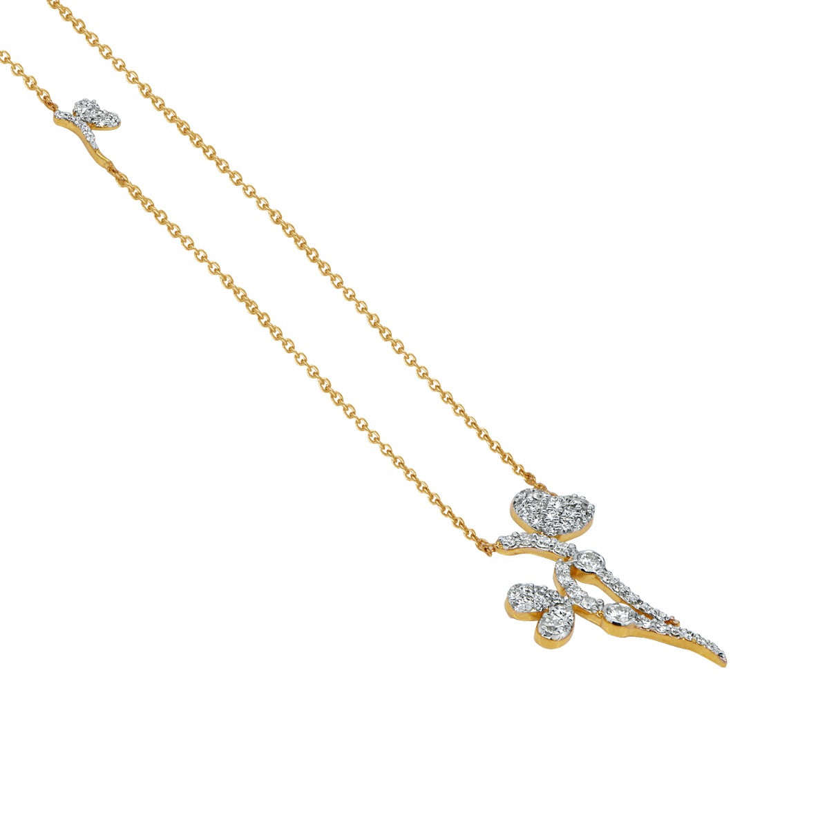 Dainty Derby Diamond Necklace