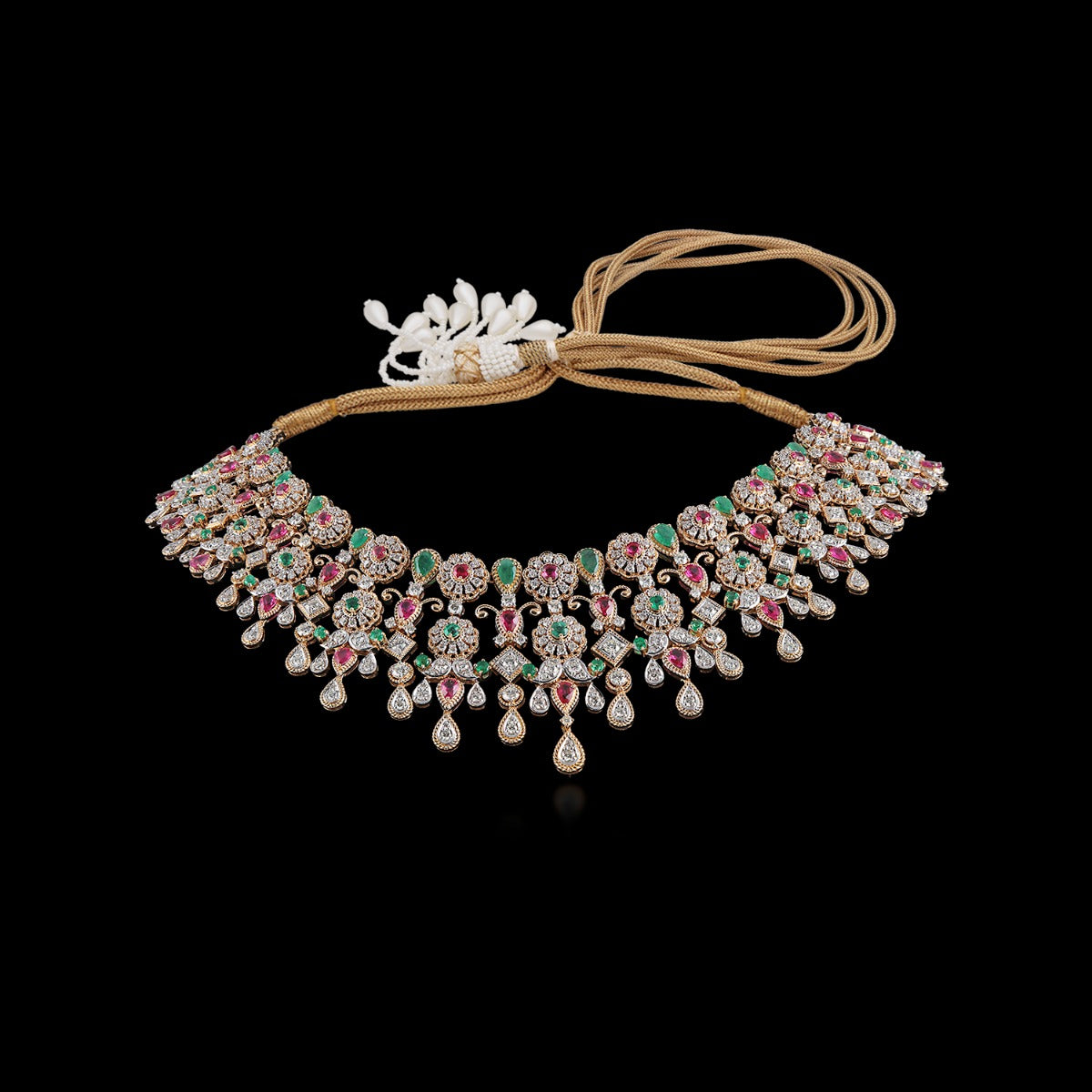 Colour Precious Diamond Necklace