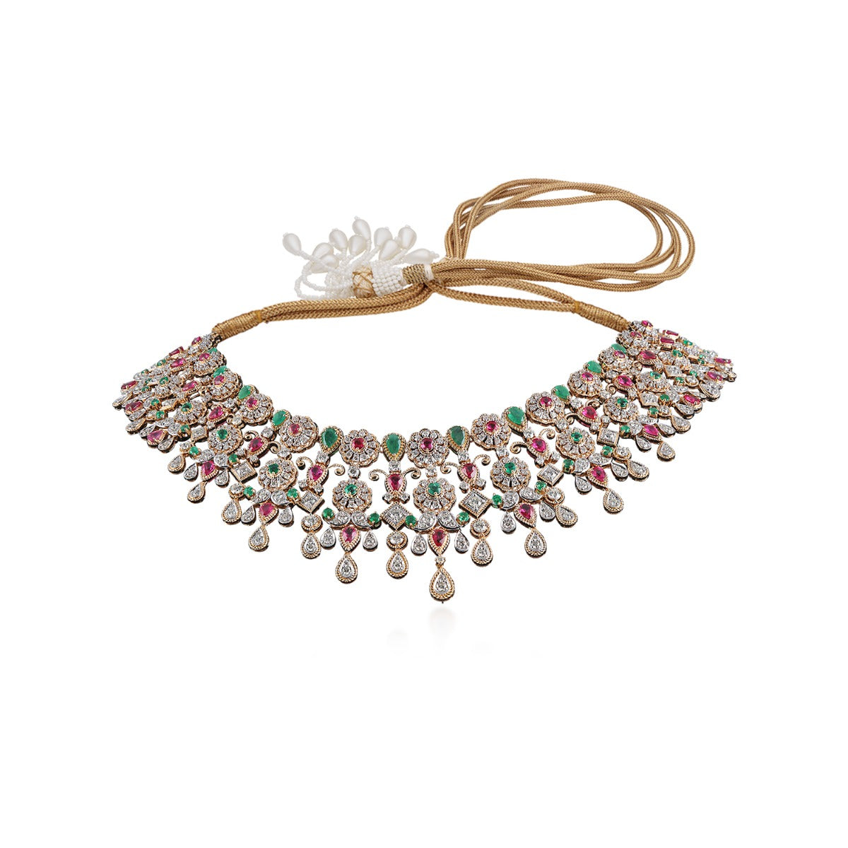 Colour Precious Diamond Necklace