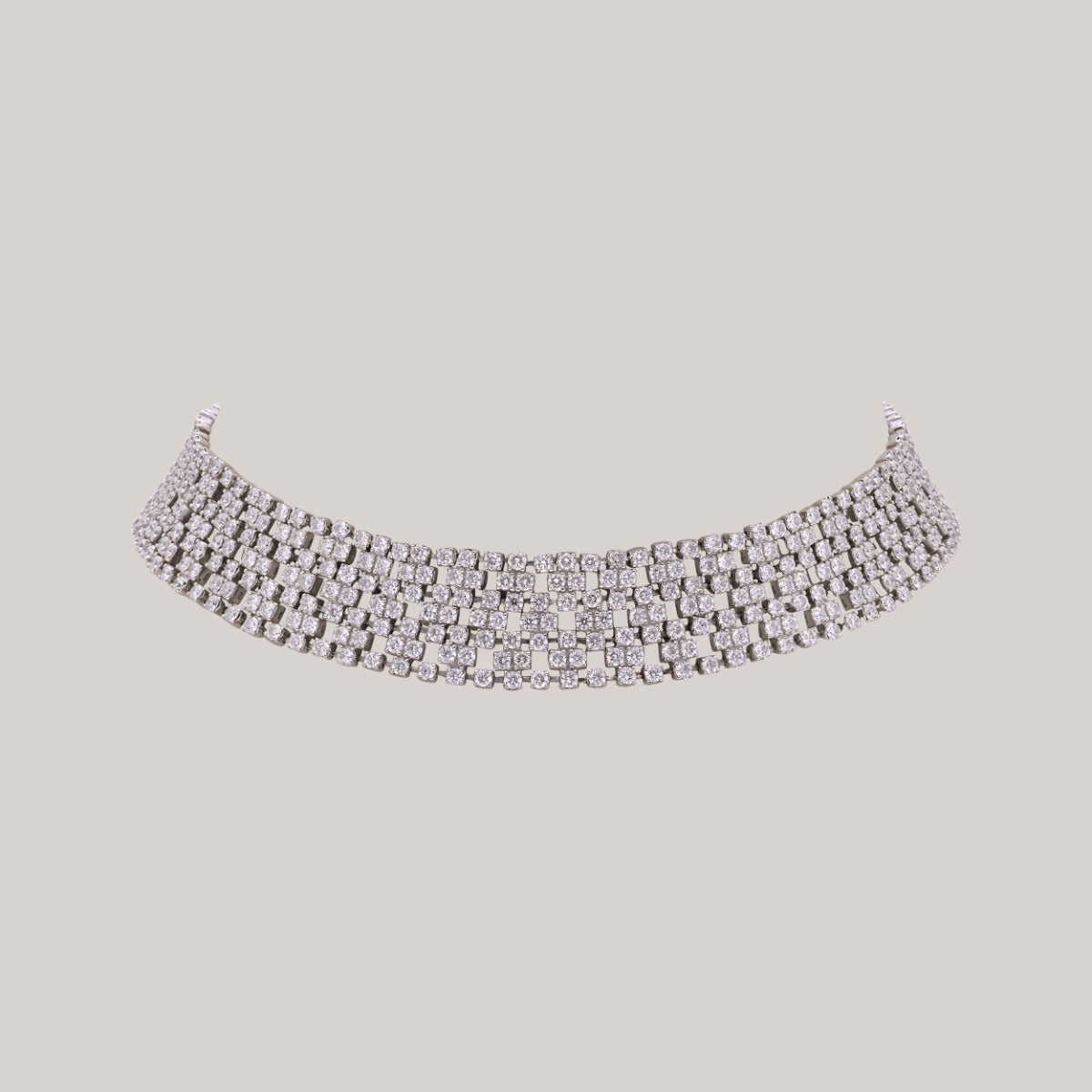 Tetris Diamond Necklace