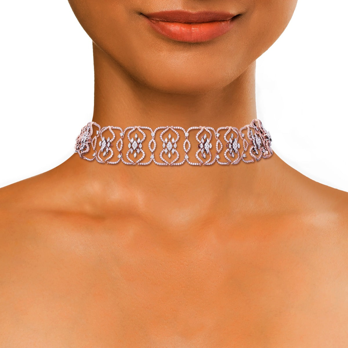 Sparkling Aces Diamond Choker