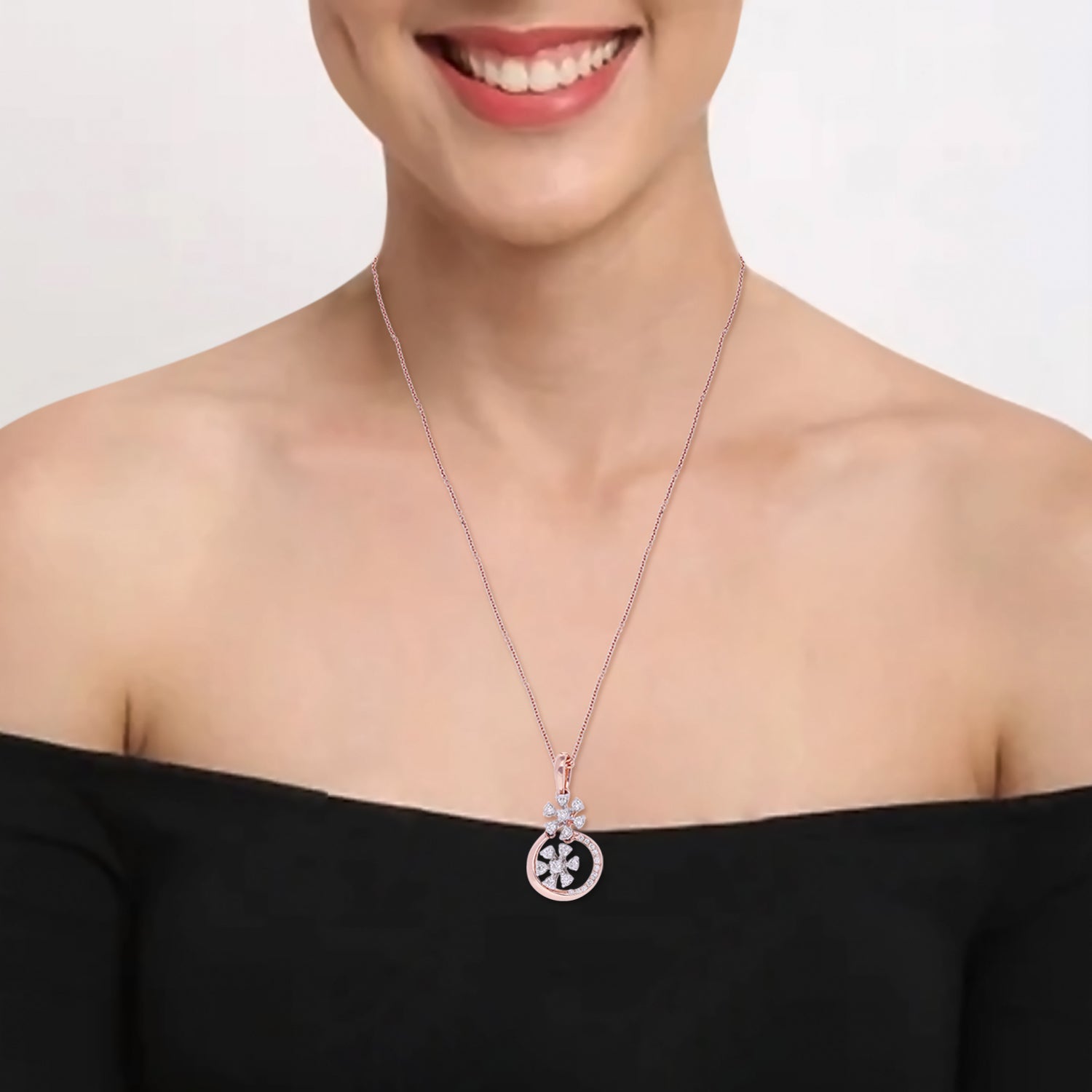 Princess Diamond Pendant