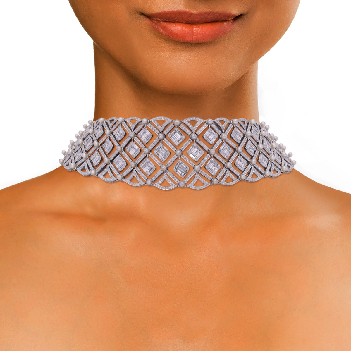 Afraa Diamond Choker