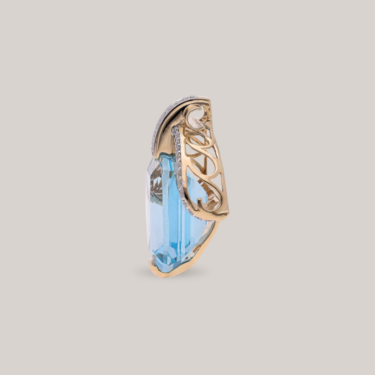 Blue Zenith Diamond Pendant