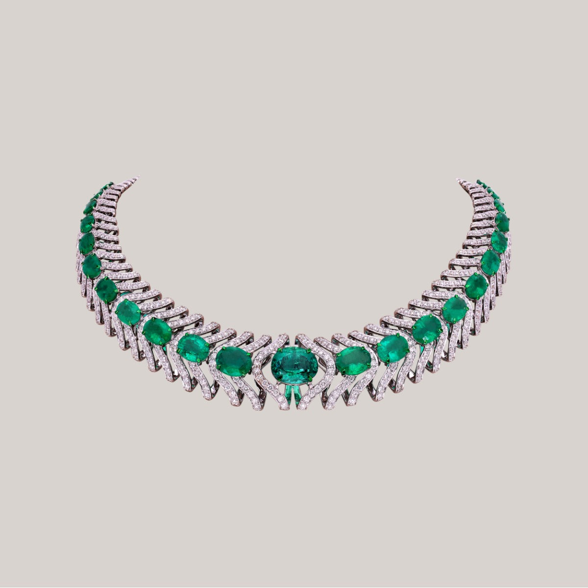 Emerald Forte Diamond Necklace