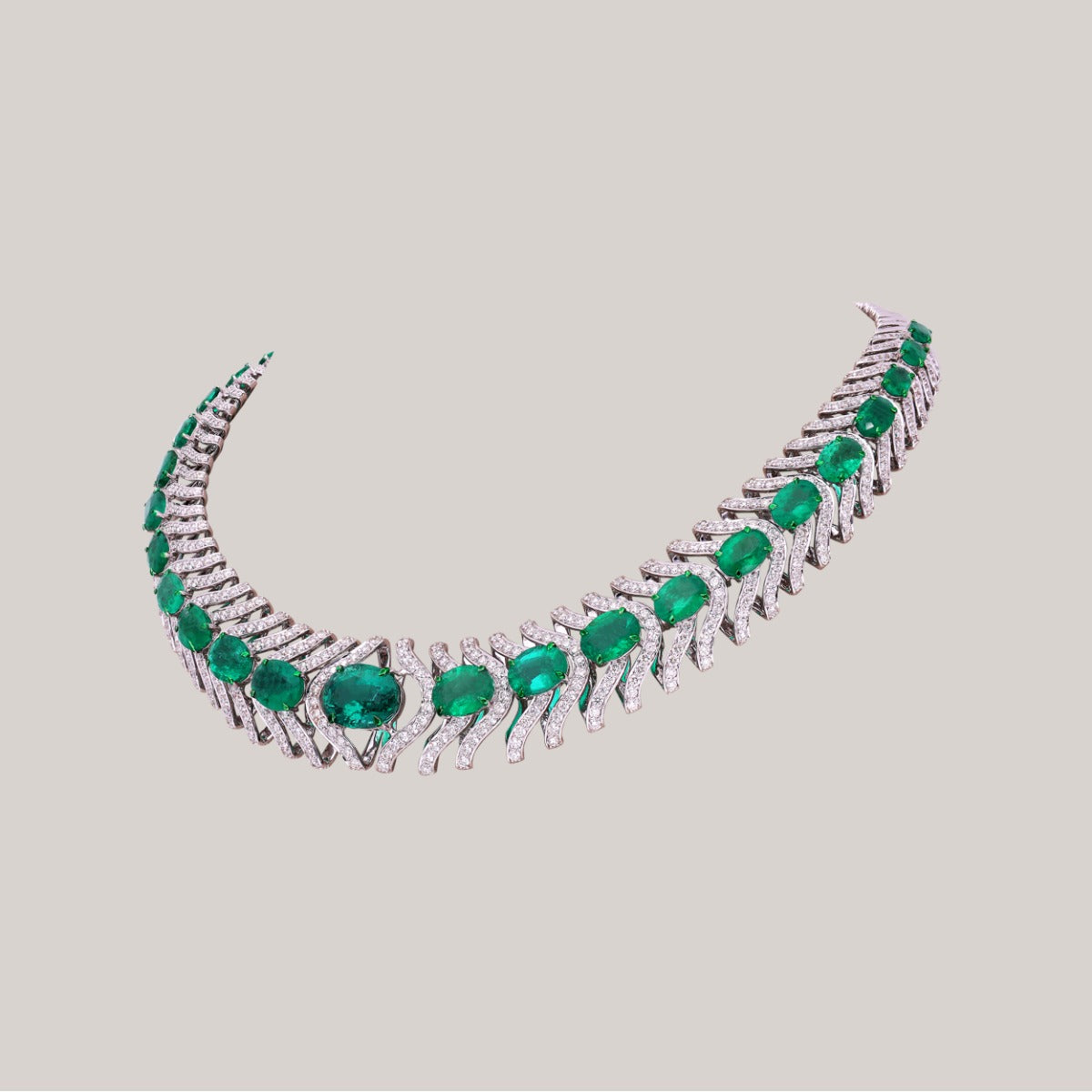 Emerald Forte Diamond Necklace