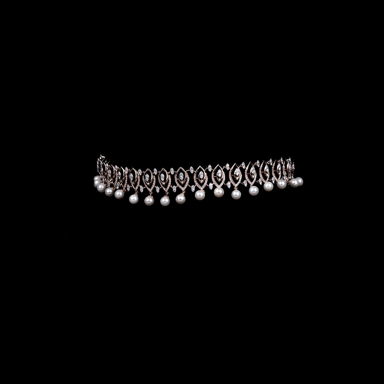 Evergreen Dainty Diamond Choker