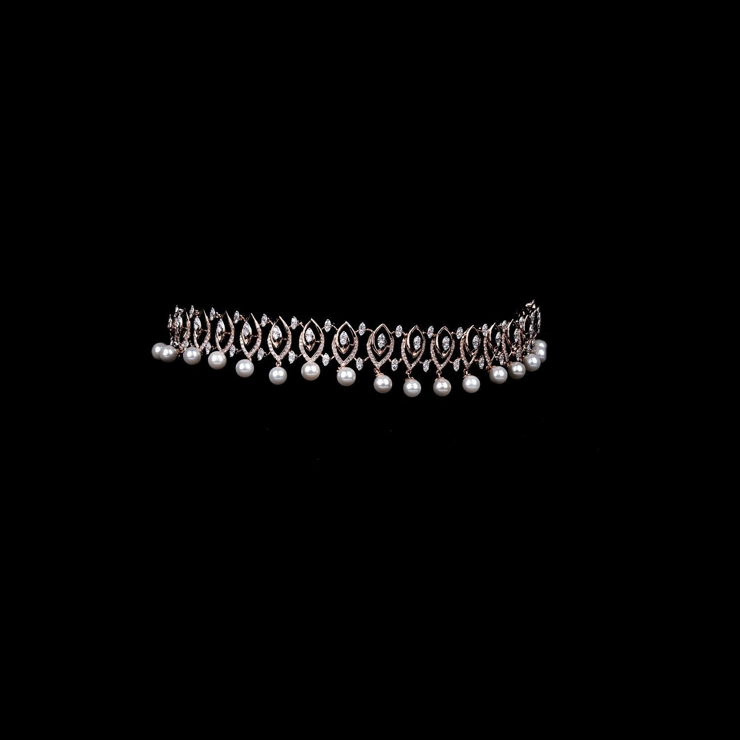 Evergreen Dainty Diamond Choker