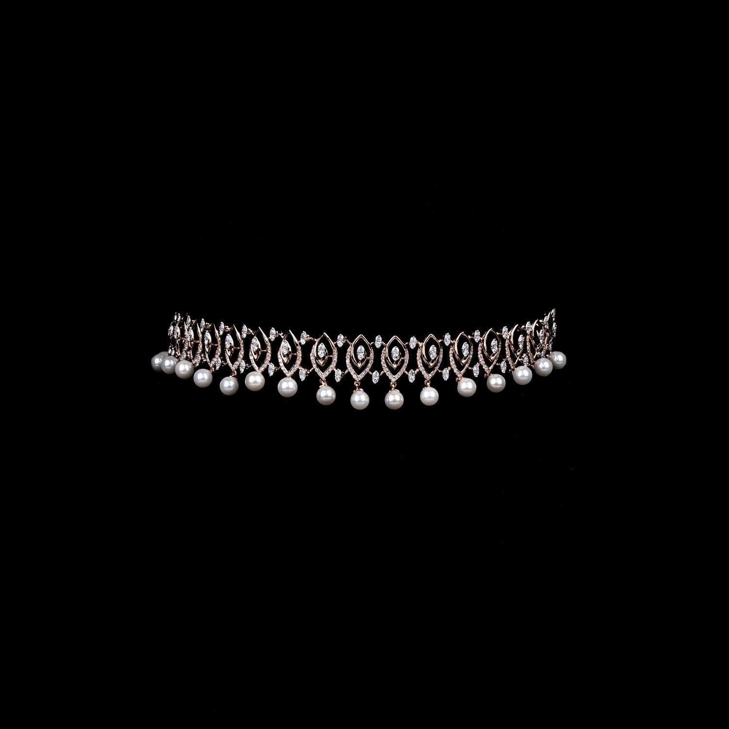 Evergreen Dainty Diamond Choker