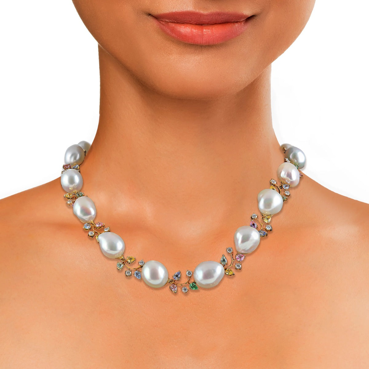 Pearly Gates Diamond Necklace