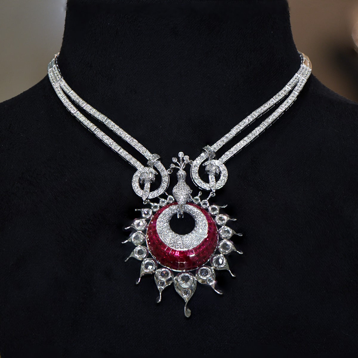 Enigmatic Peacock Necklace