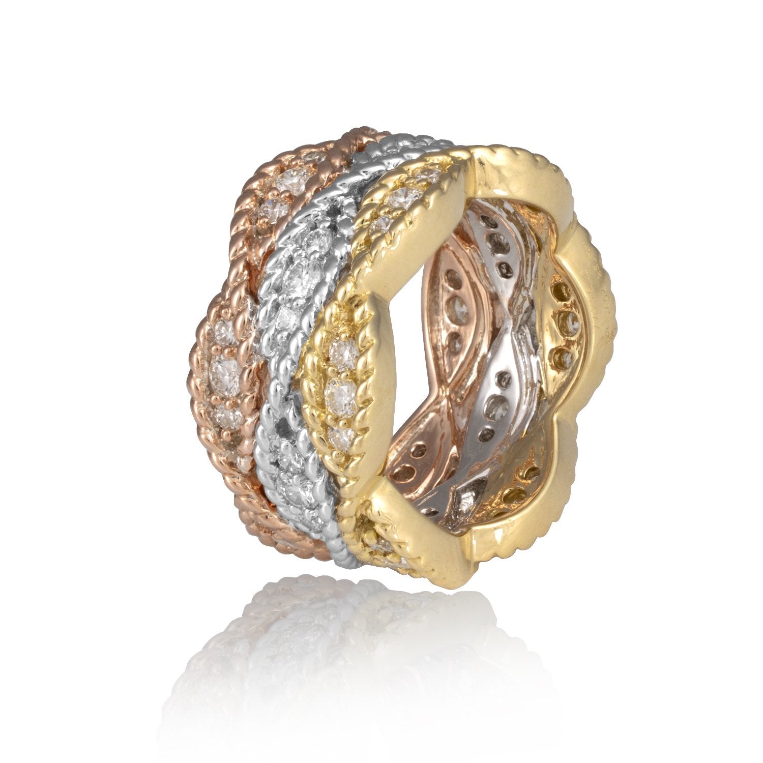 Cluster Chunky Diamond Ring