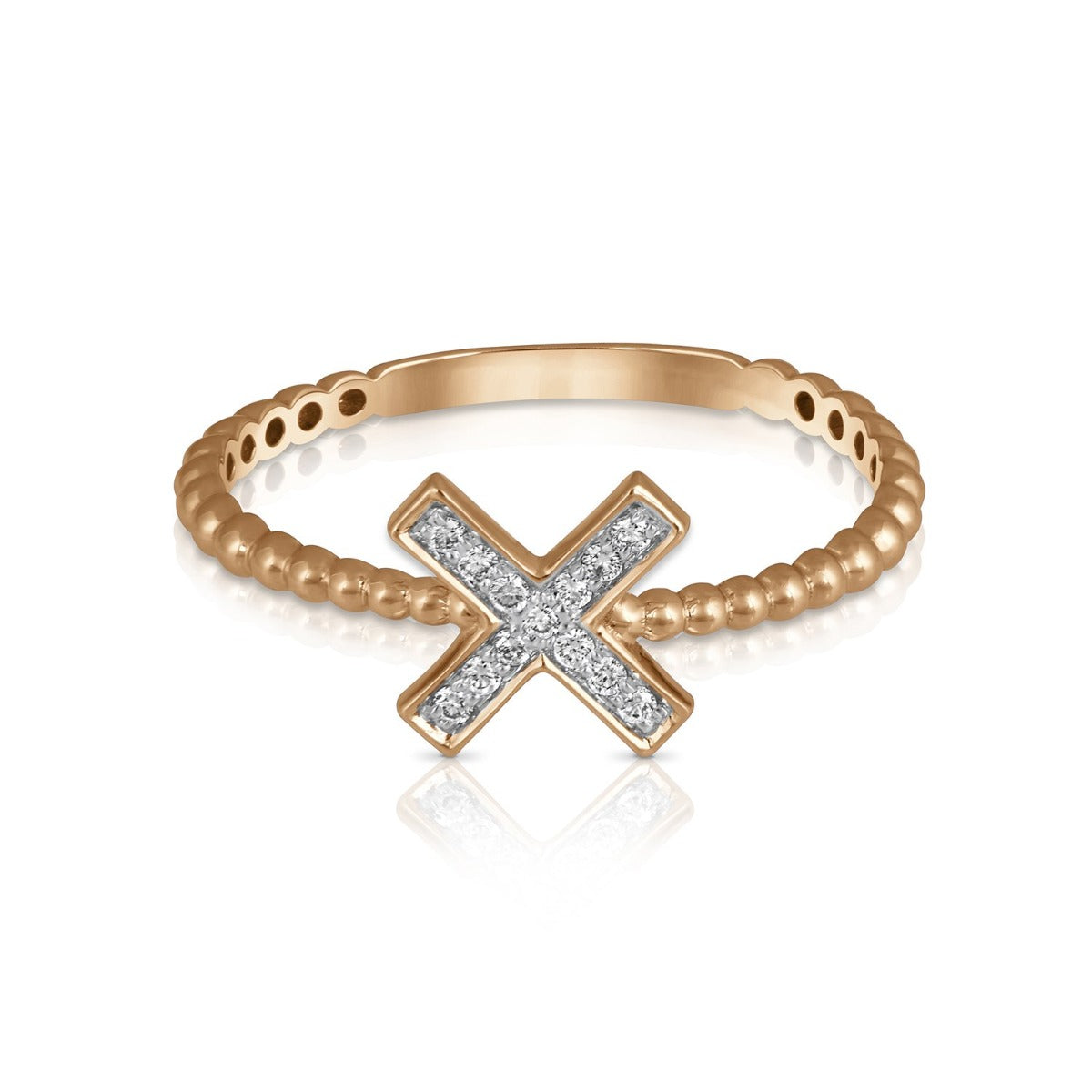 XO Diamond Ring
