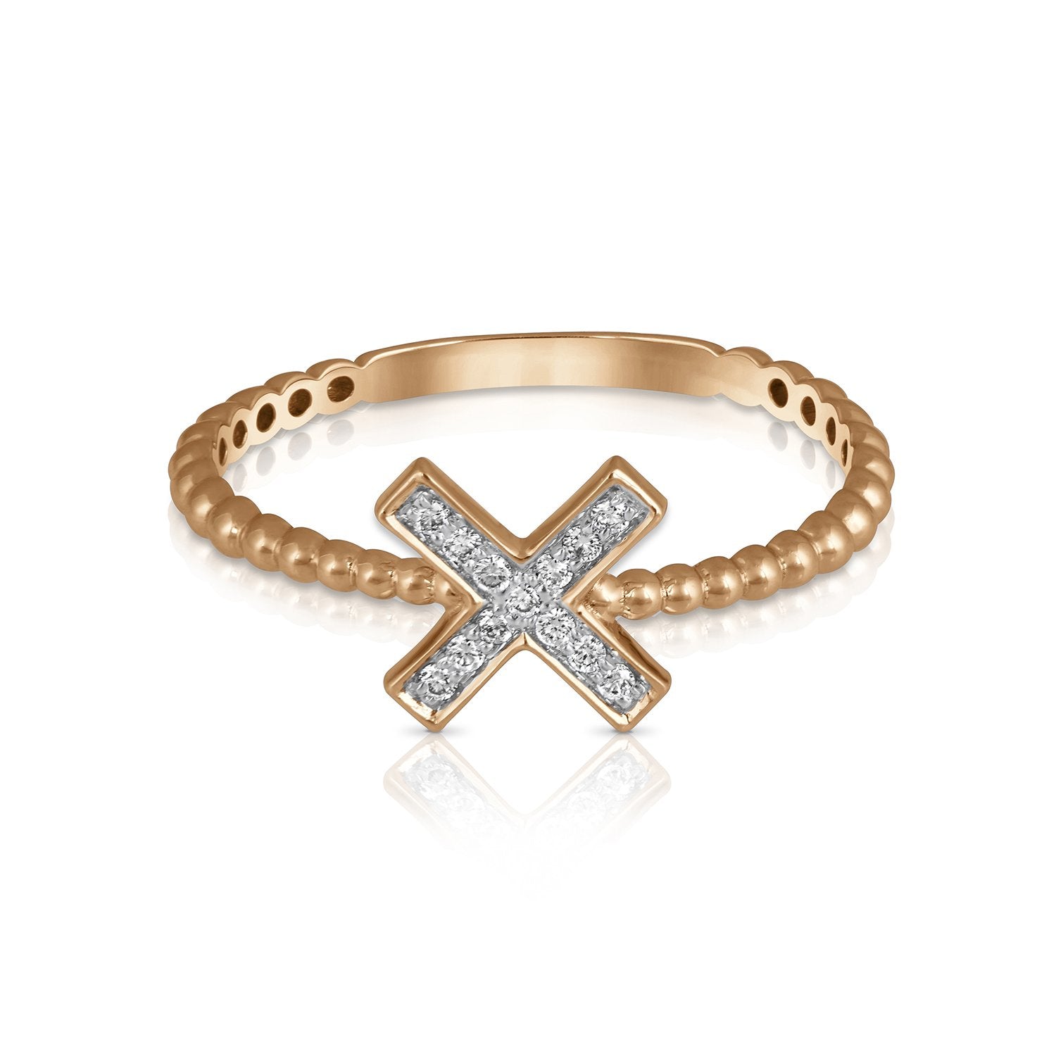 XO Diamond Ring
