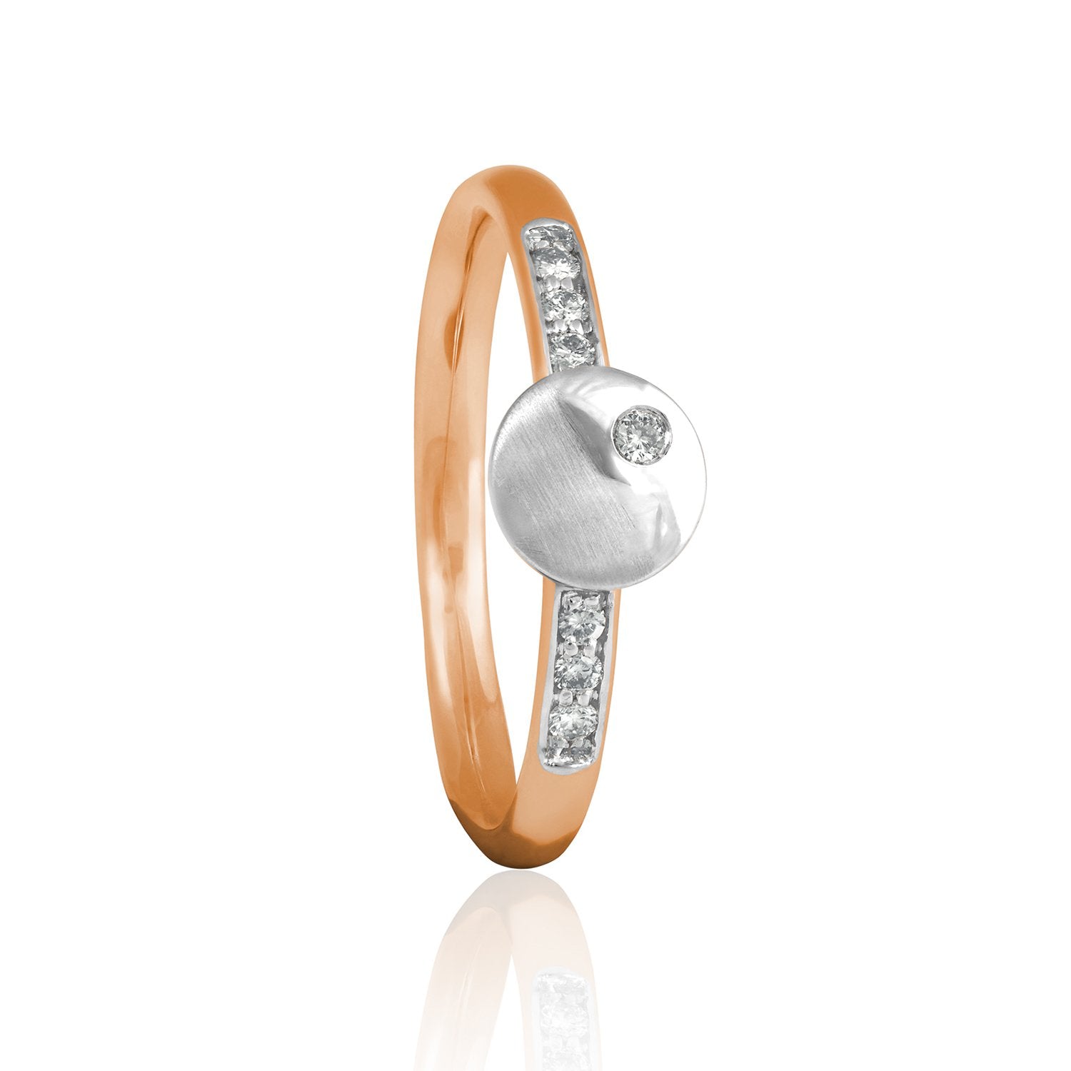 Bolt On Canvas Diamond Ring
