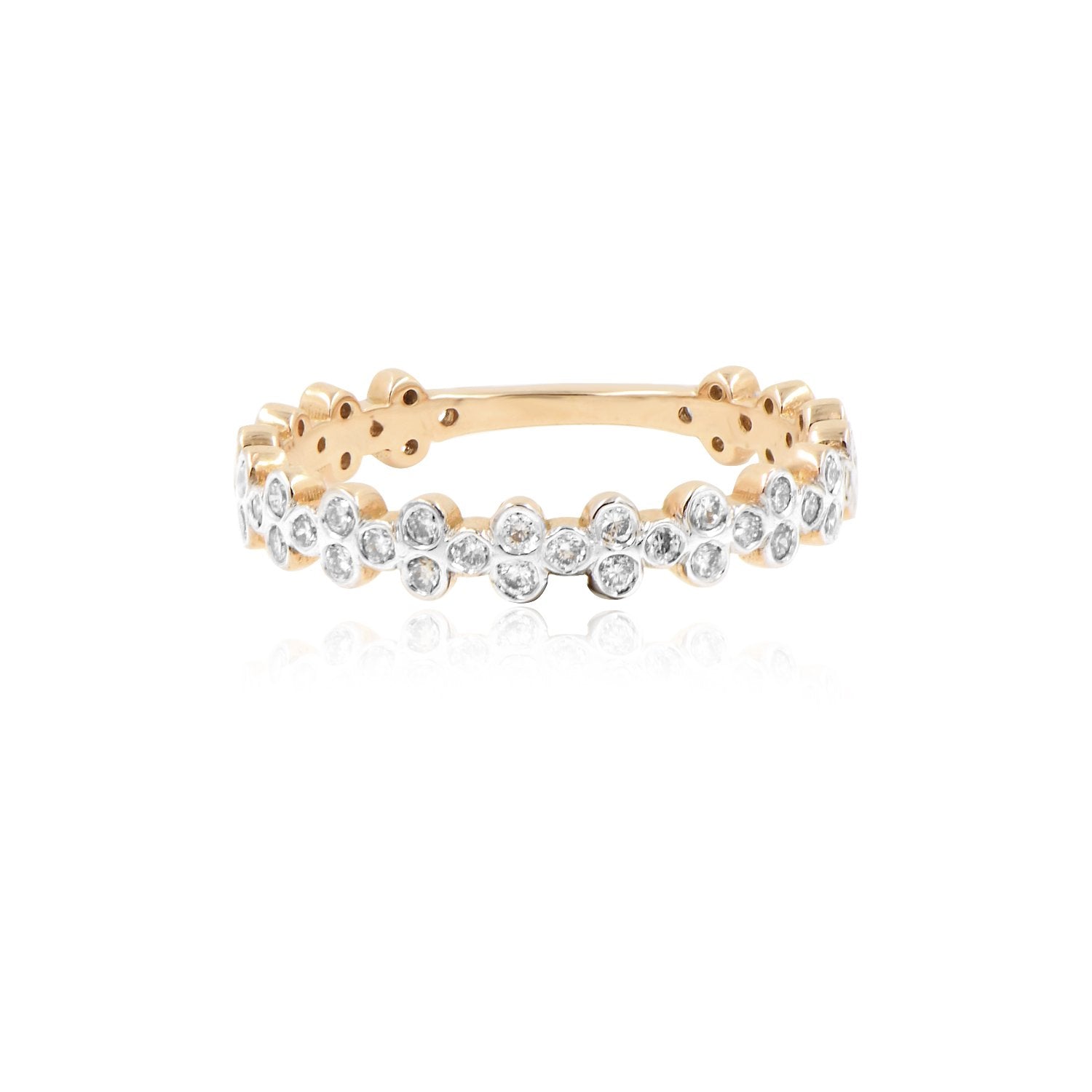 Flowers Strewn Diamond Ring