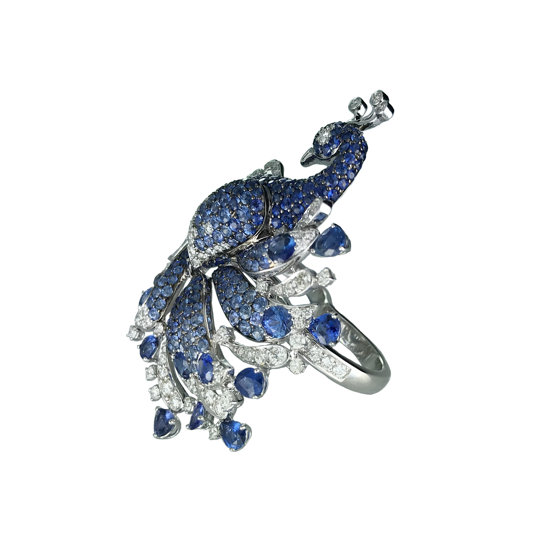 Florence Peacock Diamond Ring