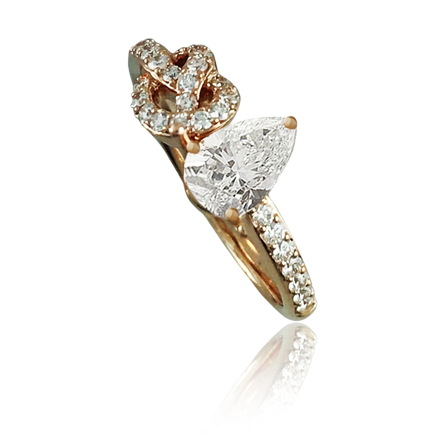 Majestic Edgy Diamond Ring