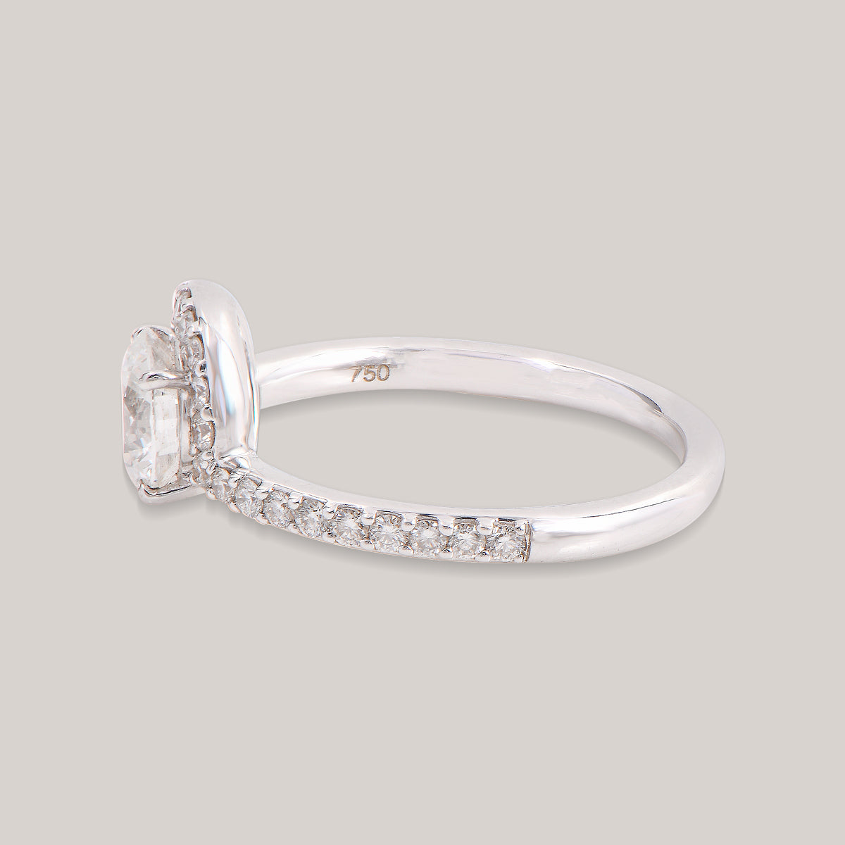 Solitaire Engagement Diamond Ring