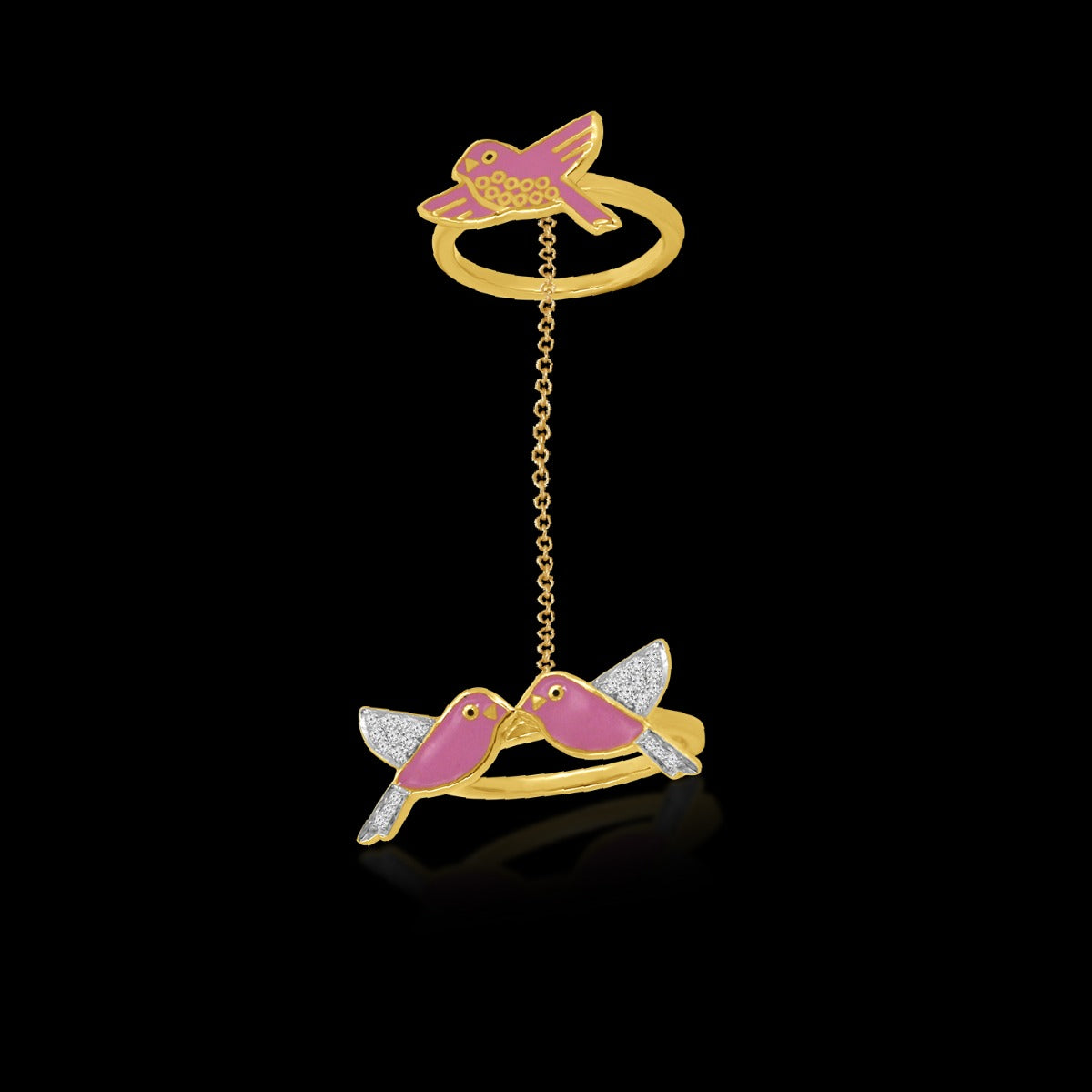 Birdie Family Diamond Ring