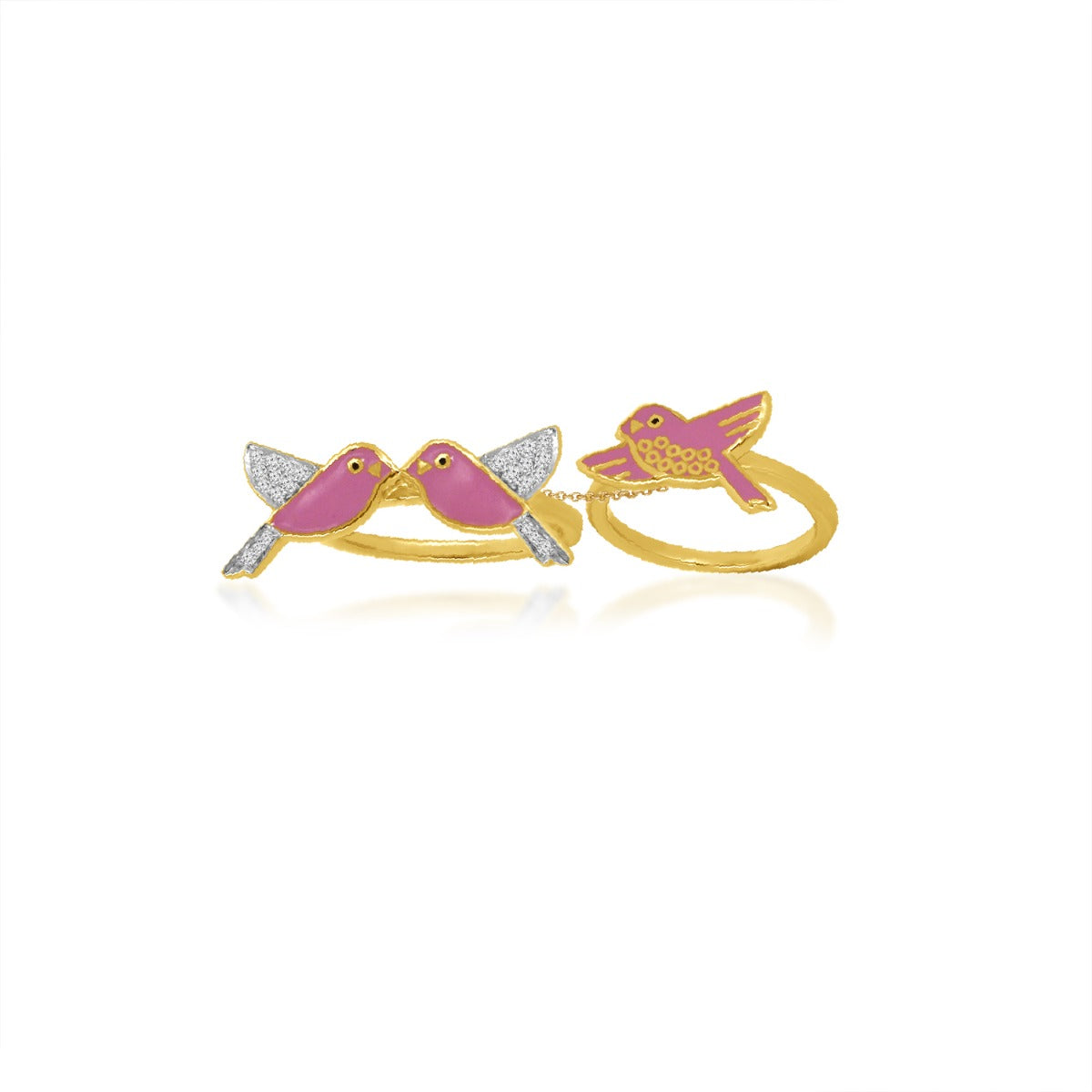 Birdie Family Diamond Ring