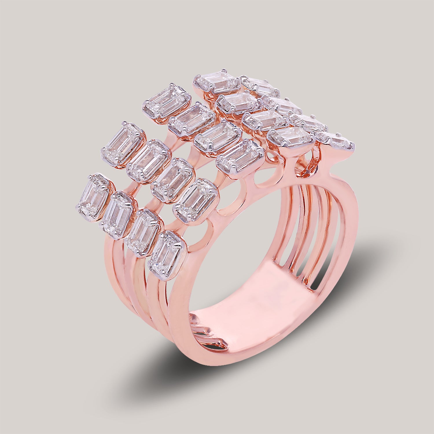 Elegant Stacking Diamond Ring