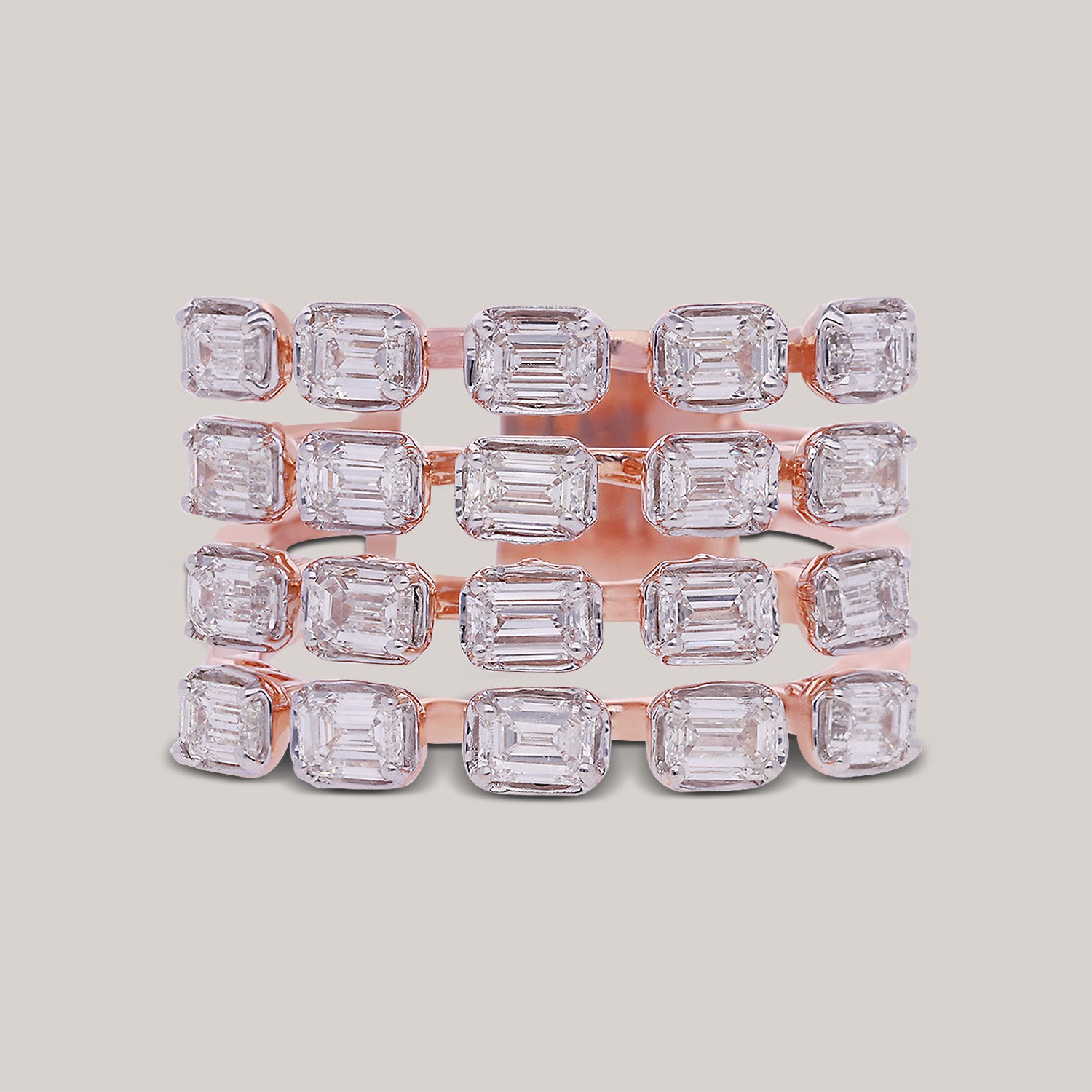 Elegant Stacking Diamond Ring
