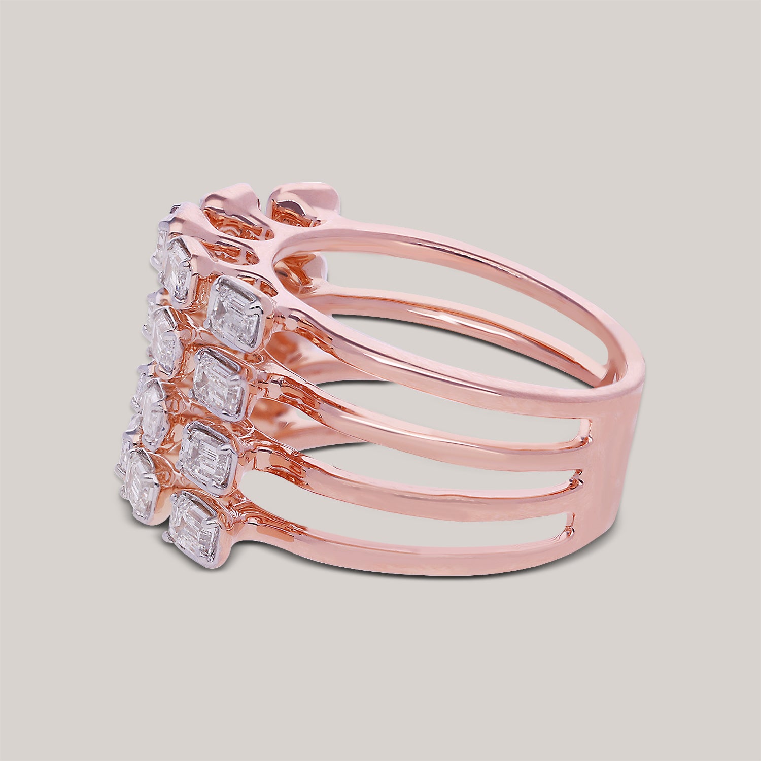 Elegant Stacking Diamond Ring