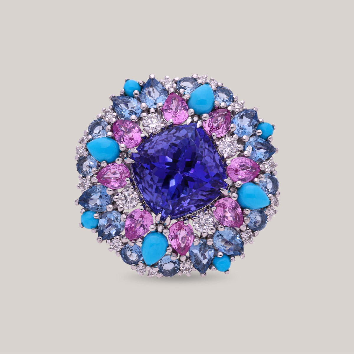 Royal Indigo Diamond Ring