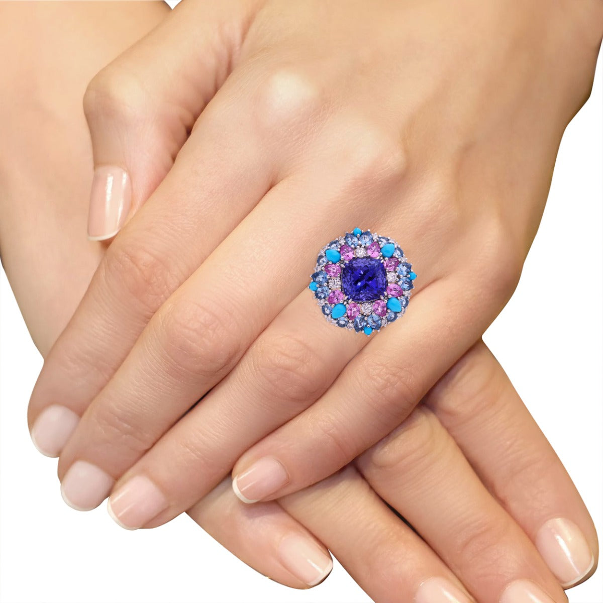 Royal Indigo Diamond Ring