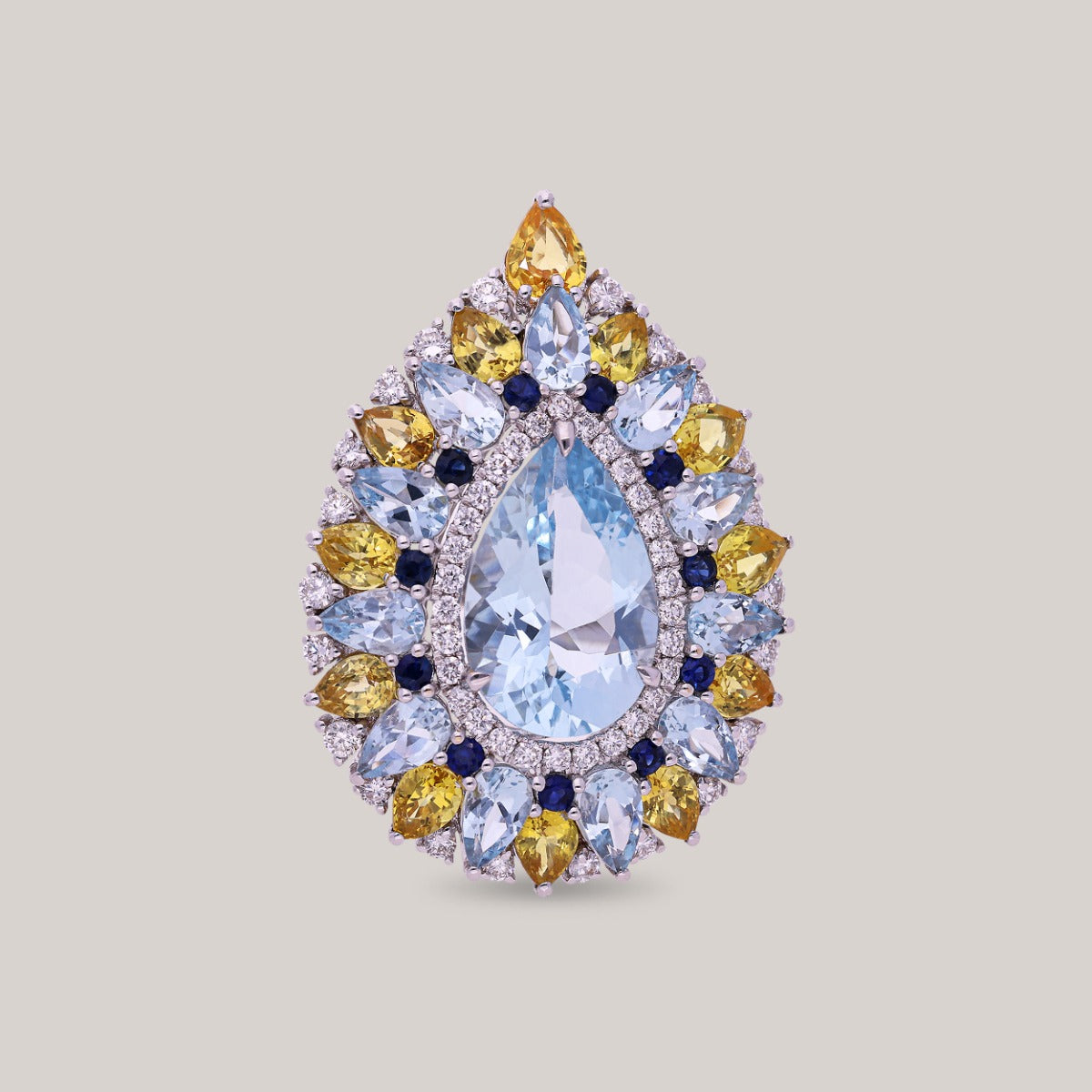 Ocean's Embrace Diamond Ring