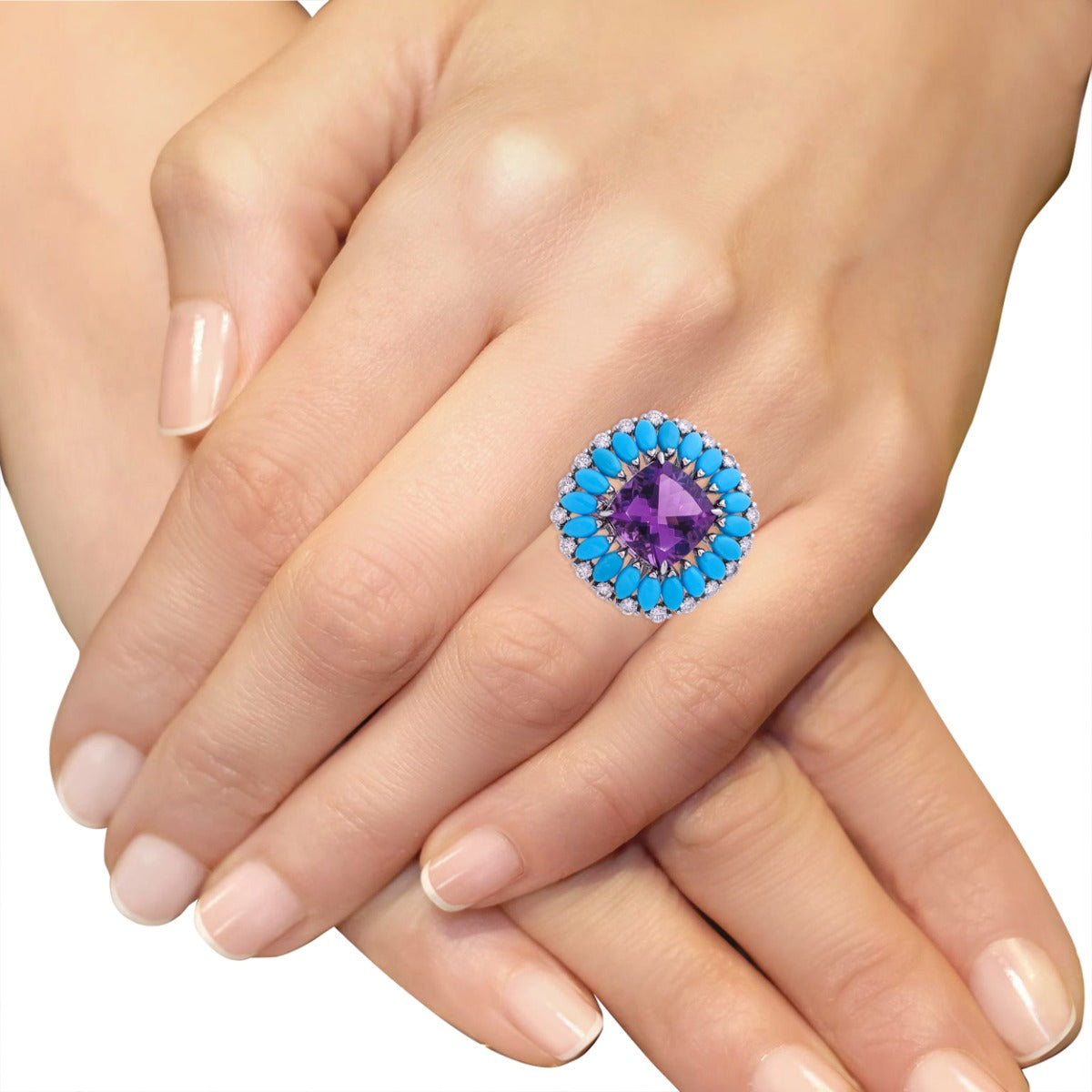 Celestial Harmony Diamond Ring