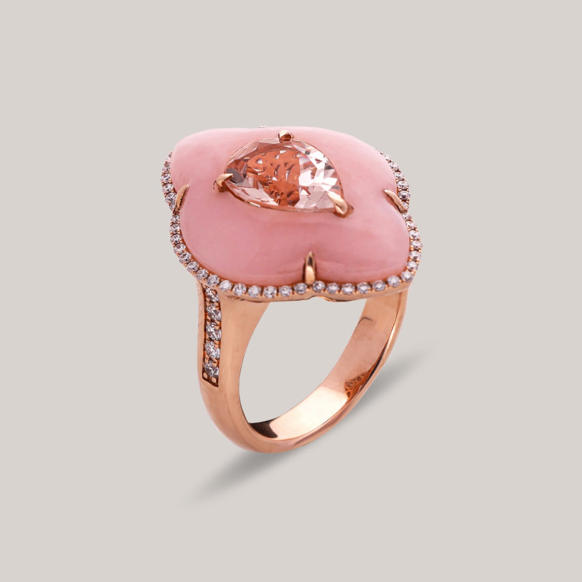 Serene Blossom Diamond Ring