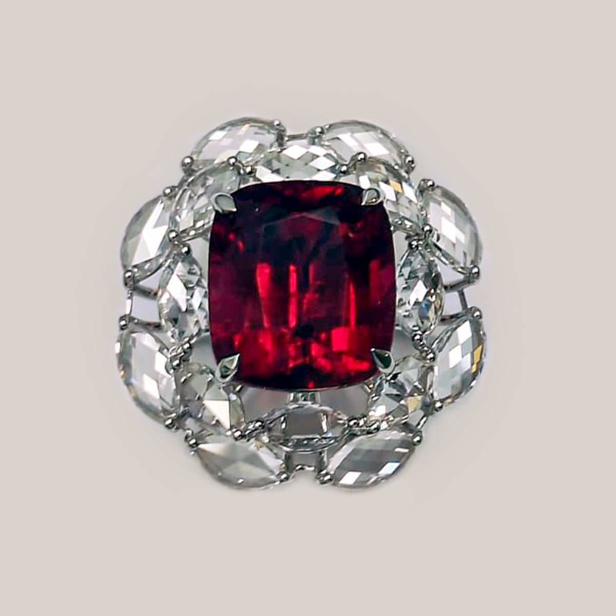 Eternal Flame Ruby Diamond Ring