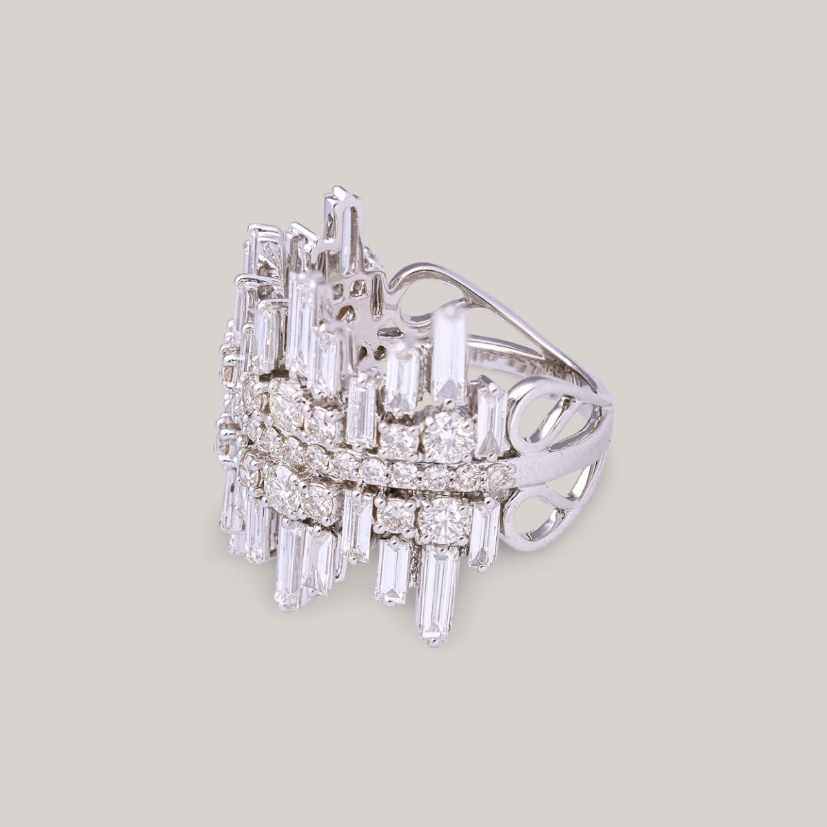 Heartline Diamond Ring