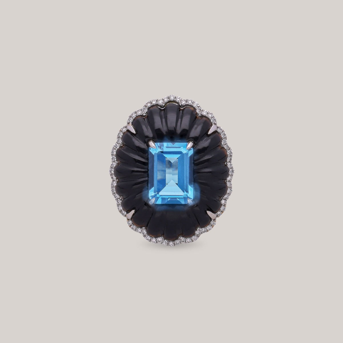 Midnight Glacier Diamond Ring