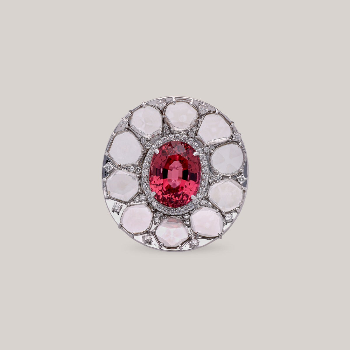 Flamenco Rose Diamond Ring