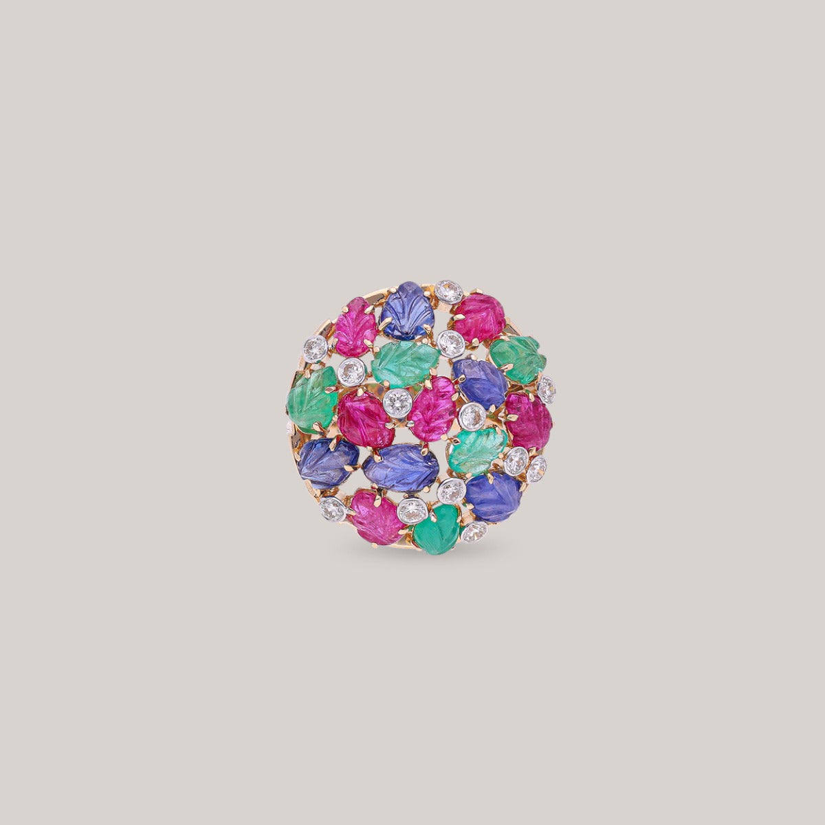 Tutti Frutti Diamond Ring