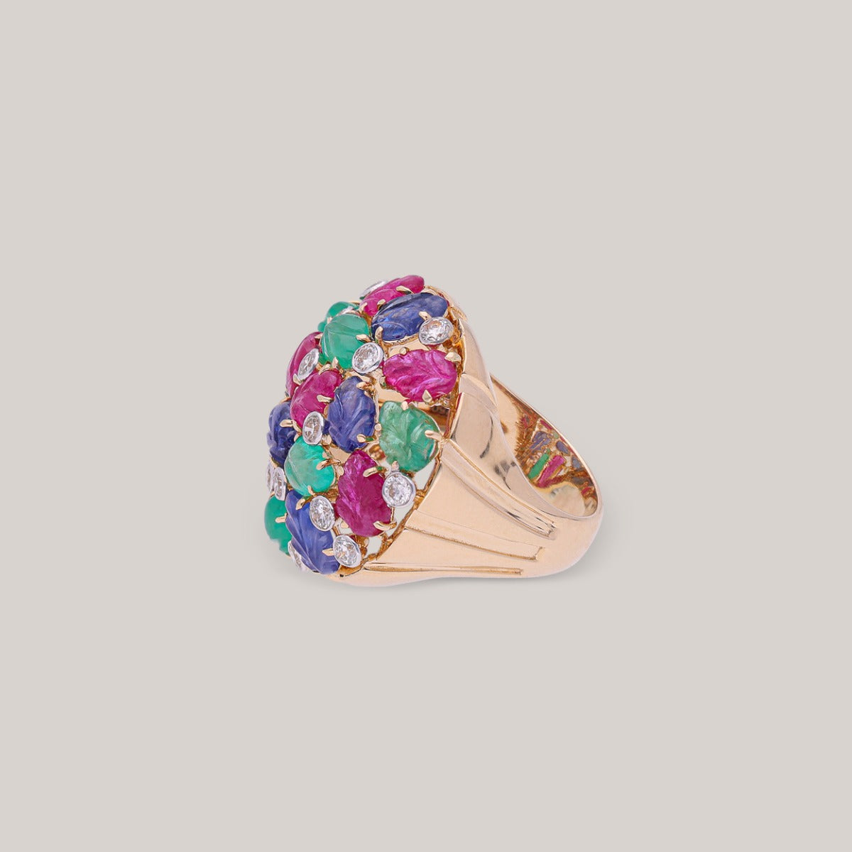 Tutti Frutti Diamond Ring