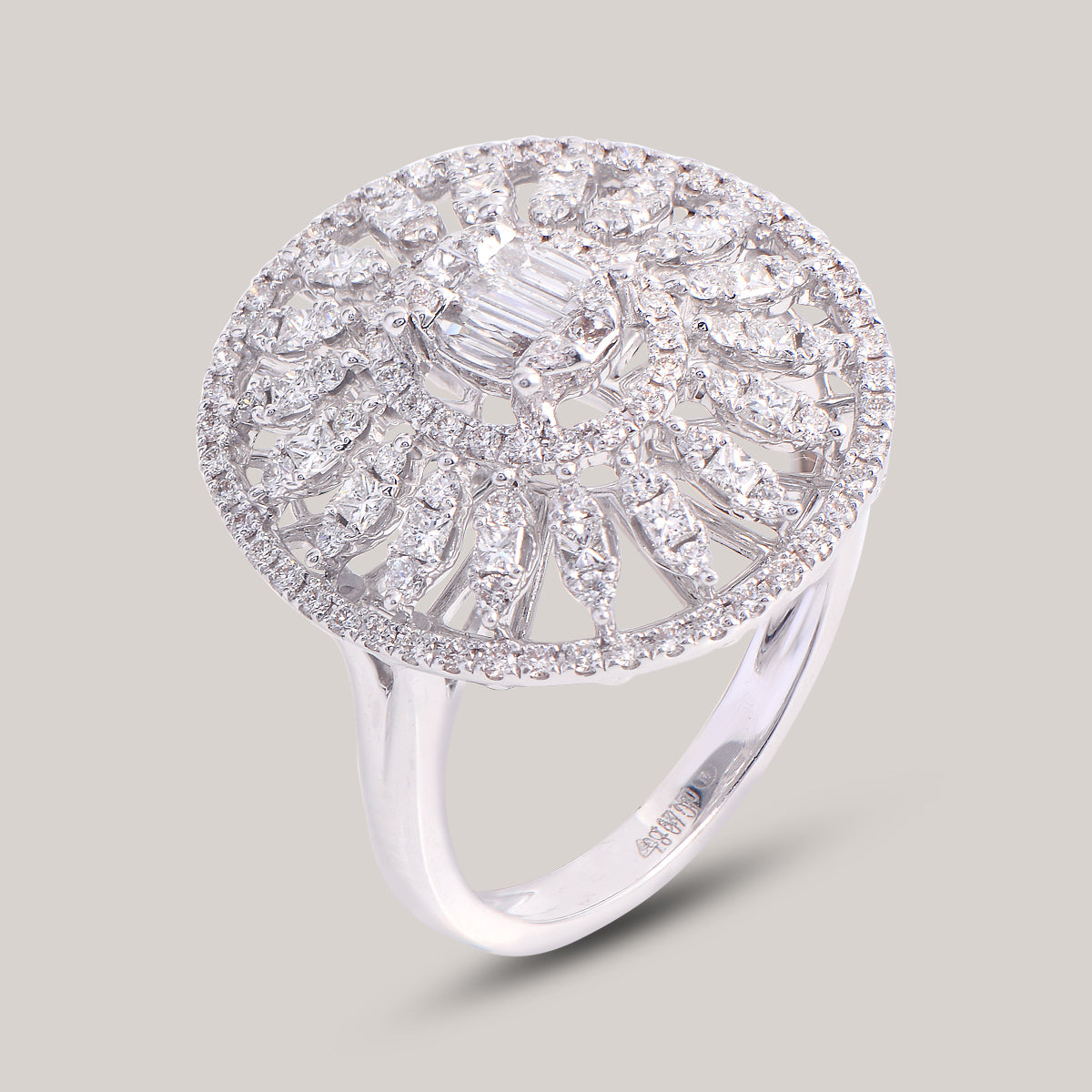 Sunflower Diamond Ring