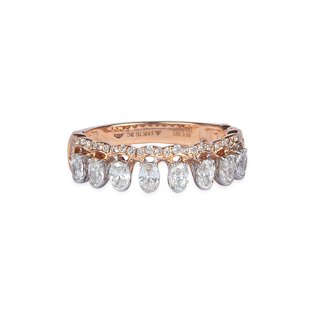 Pokey Studs Diamond Ring