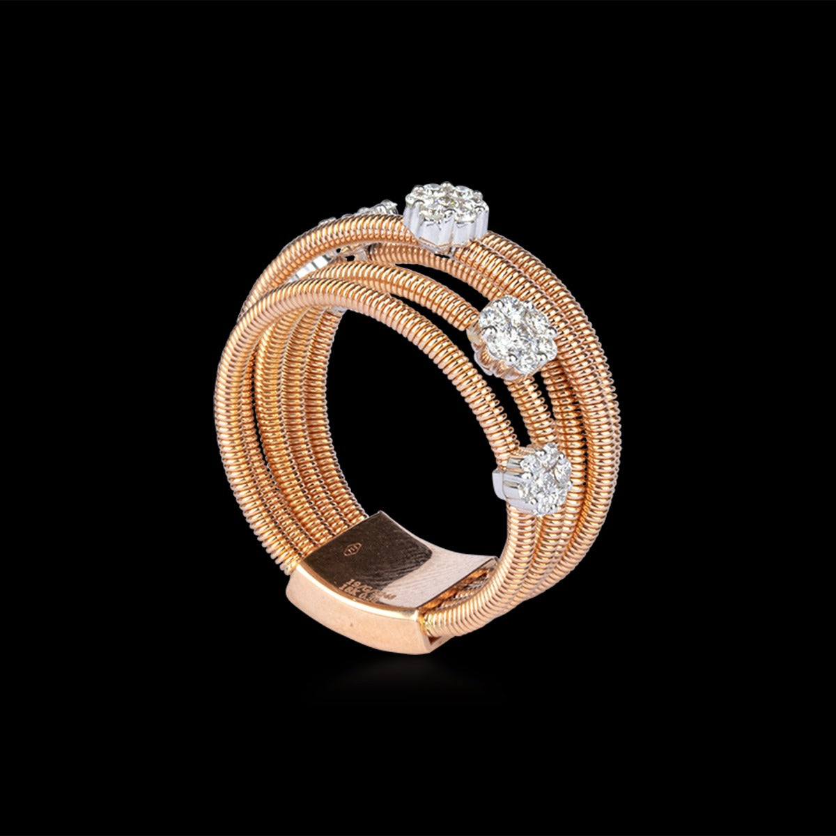 Springy Diamond Ring
