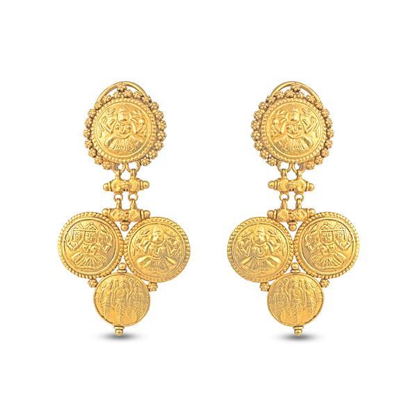 Temple Tranquil Gold Earrings