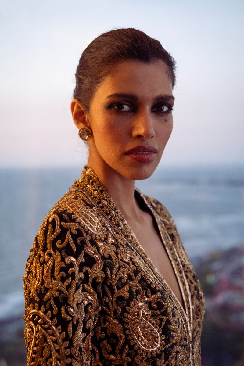 Melina Polki Stud Earrings