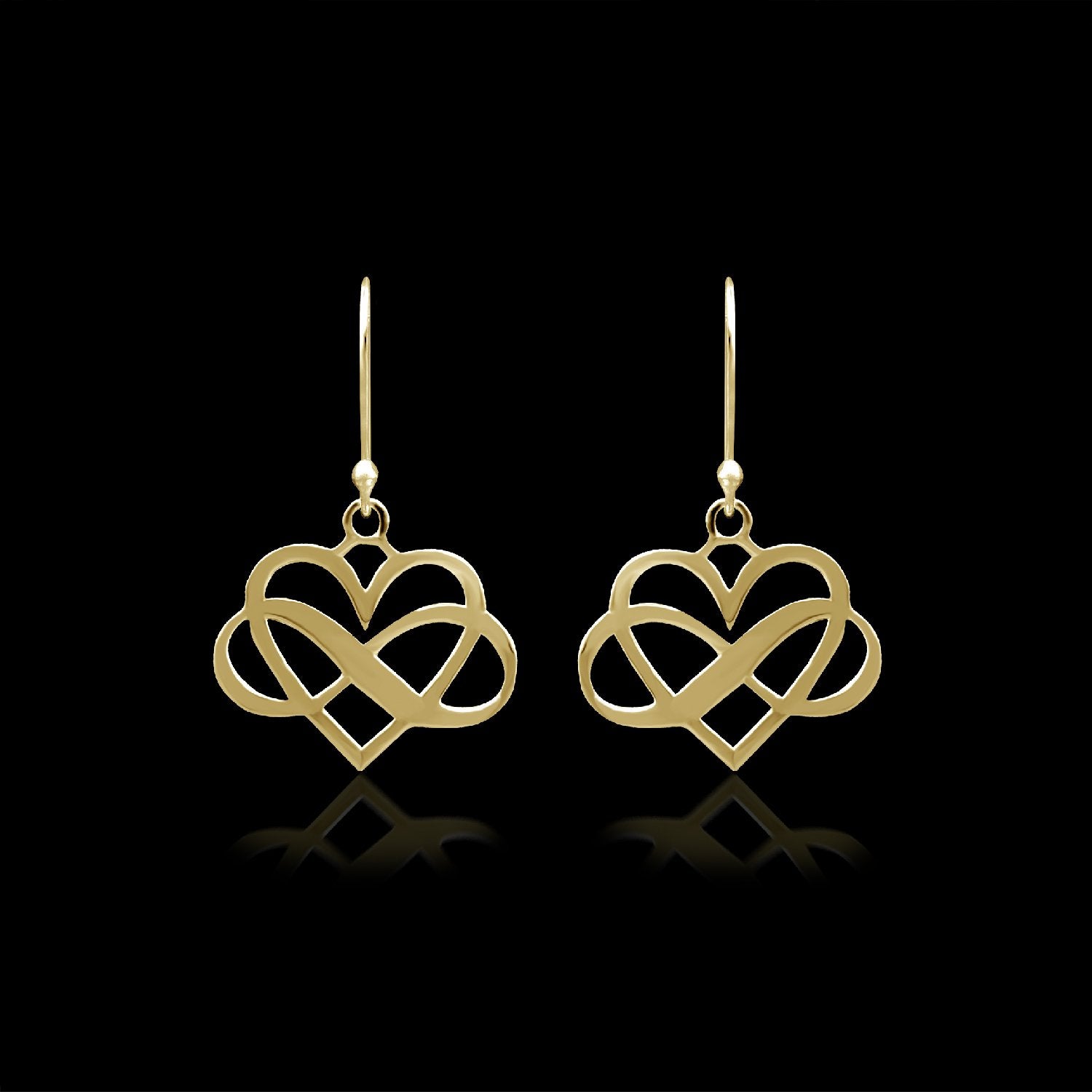 Infinity Heart Earrings