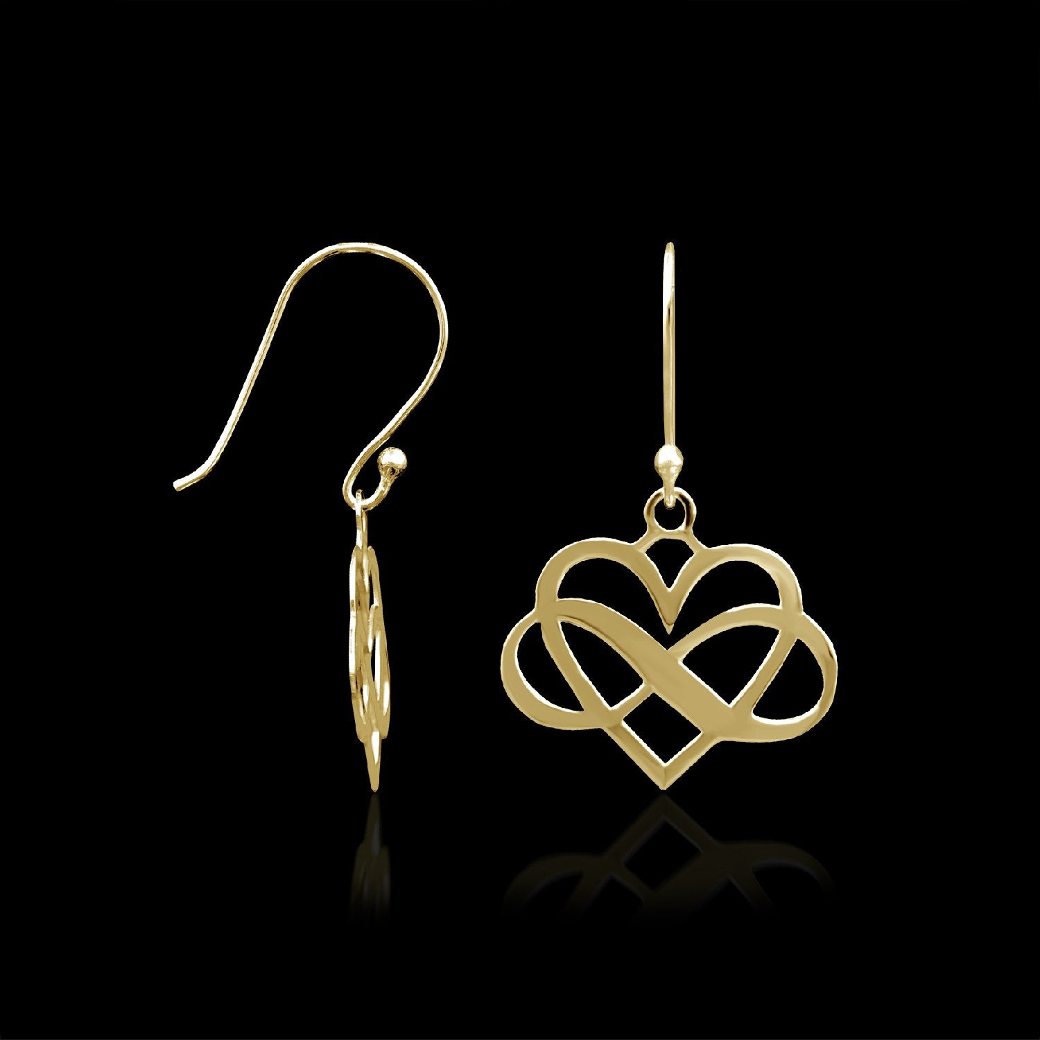 Infinity Heart Earrings