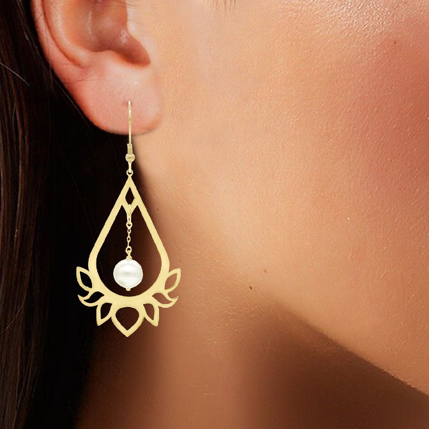 Pearl Blossom Earrings